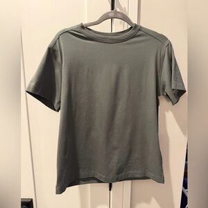 Lululemon All Yours Organic Cotton Crewneck T-Shirt Palm Deco XS